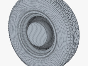 Retro Car Wheel M 2 Modelo 3D