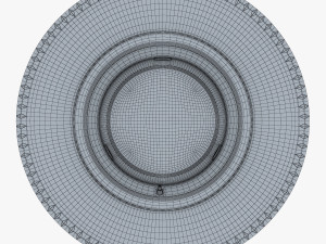 Retro Car Wheel M 2 Modelo 3D