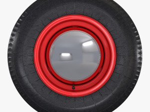 Retro Car Wheel M 2 Modelo 3D