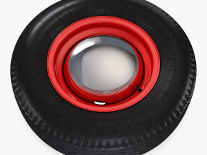 Retro Car Wheel M 2 Modelo 3D