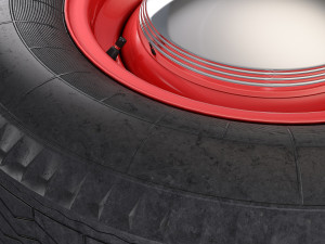 Retro Car Wheel M 2 Modelo 3D