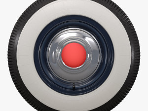 Retro Car Wheel M 3 3Dモデル