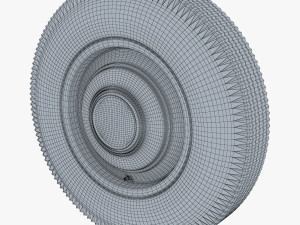 Retro Car Wheel M 3 3Dモデル