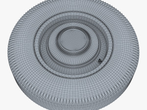 Retro Car Wheel M 3 3Dモデル