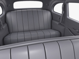 Interior Retro Car ZIS 110 1945-1961 M 1 3D 모델
