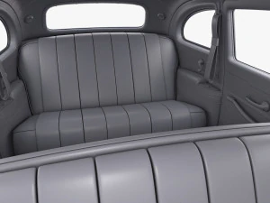 Interior Retro Car ZIS 110 1945-1961 M 1 3D Model