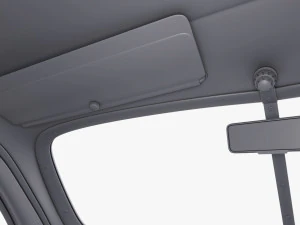 Interior Retro Car ZIS 110 1945-1961 M 1 3D Model