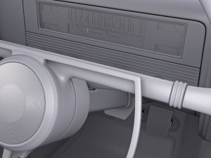 Interior Retro Car ZIS 110 1945-1961 M 1 3D 모델