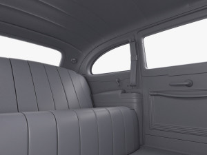 Interior Retro Car ZIS 110 1945-1961 M 1 3D 모델