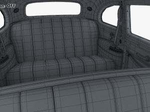Interior Retro Car ZIS 110 1945-1961 M 1 3D 모델