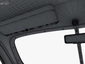 Interior Retro Car ZIS 110 1945-1961 M 1 3D 모델