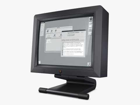 NeXT MegaPixel Display 90s M 1 3D-Modell