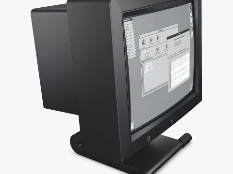 NeXT MegaPixel Display 90s M 1 3D Model
