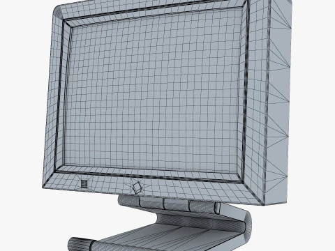 NeXT MegaPixel Display 90s M 1 3D Model