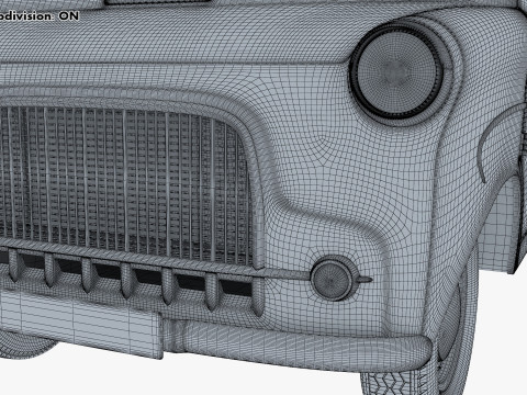 Old Cargo Van Generic M 1 3D 模型