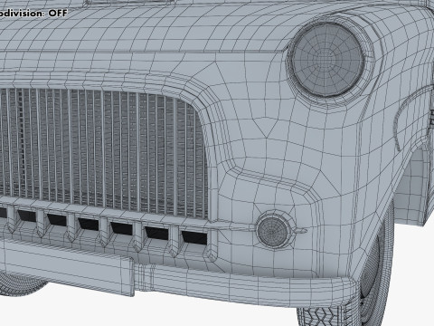 Old Cargo Van Generic M 1 3D 模型