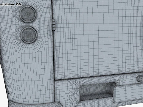 Old Cargo Van Generic M 1 3D Model