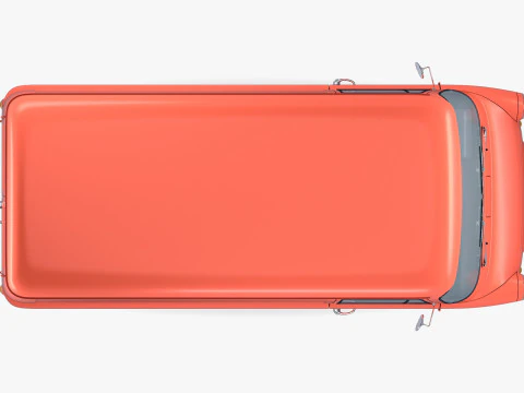 Old Cargo Van Generic M 1 3D Model