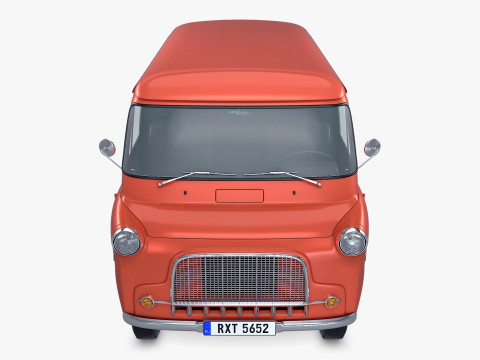 Old Cargo Van Generic M 1 3D 模型