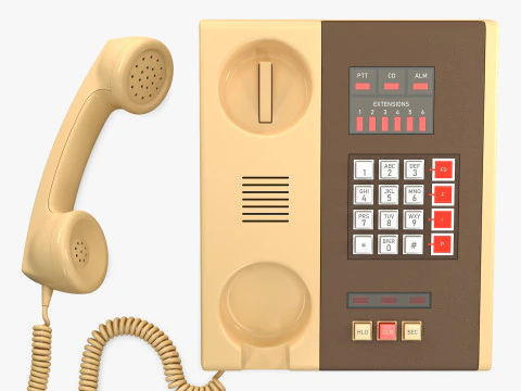 Secure Crypto Telephone Generic M 1 3D Model