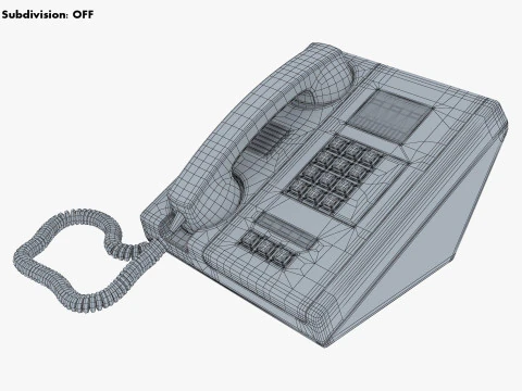 Secure Crypto Telephone Generic M 1 3D Model