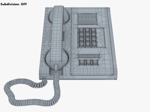 Secure Crypto Telephone Generic M 1 3D Model