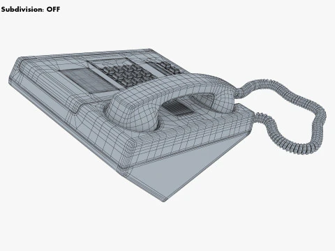 Secure Crypto Telephone Generic M 1 3D Model