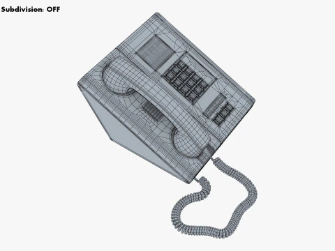 Secure Crypto Telephone Generic M 1 3D Model