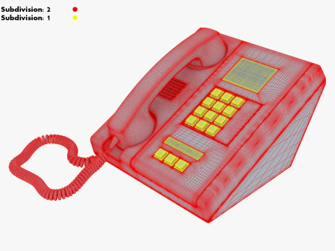 Secure Crypto Telephone Generic M 1 3D Model