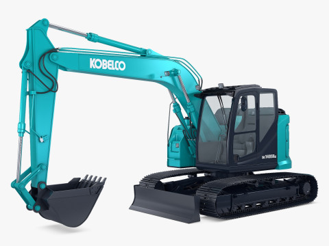 Kobelco SK140SRLC-7 Excavator 2020 M 1 Model 3D
