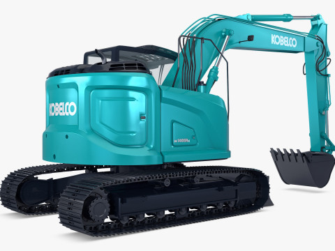 Kobelco SK140SRLC-7 Excavator 2020 M 1 Model 3D