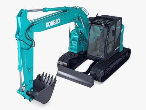 Escavadeira Kobelco SK140SRLC-7 2020 M 1 Modelo 3D