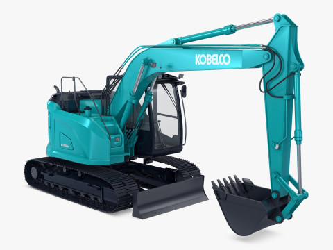Kobelco SK140SRLC-7 Excavator 2020 M 1 Model 3D