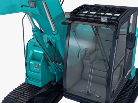 Kobelco SK140SRLC-7 Excavator 2020 M 1 Model 3D