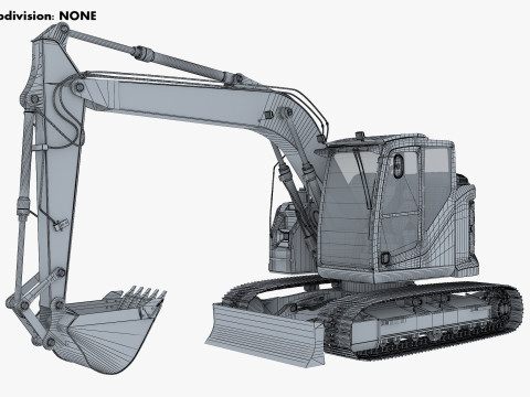 Kobelco SK140SRLC-7 Excavator 2020 M 1 Model 3D