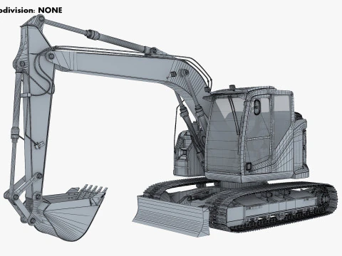 Escavadeira Kobelco SK140SRLC-7 2020 M 1 Modelo 3D