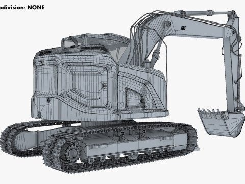 Kobelco SK140SRLC-7 Excavator 2020 M 1 Model 3D