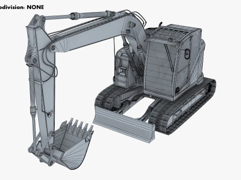 Escavadeira Kobelco SK140SRLC-7 2020 M 1 Modelo 3D