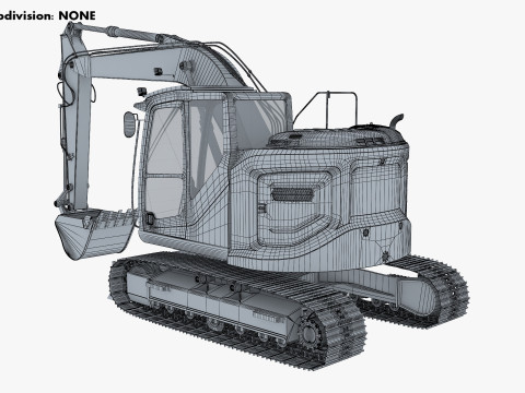 Kobelco SK140SRLC-7 Excavator 2020 M 1 Model 3D