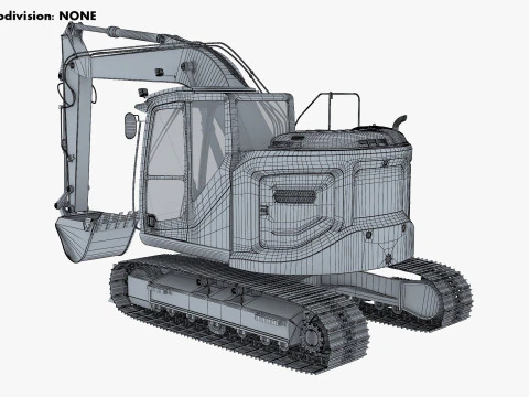 Escavadeira Kobelco SK140SRLC-7 2020 M 1 Modelo 3D