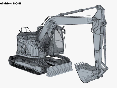 Escavadeira Kobelco SK140SRLC-7 2020 M 1 Modelo 3D