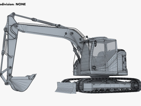 Kobelco SK140SRLC-7 Excavator 2020 M 1 Model 3D