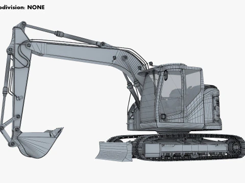 Escavadeira Kobelco SK140SRLC-7 2020 M 1 Modelo 3D