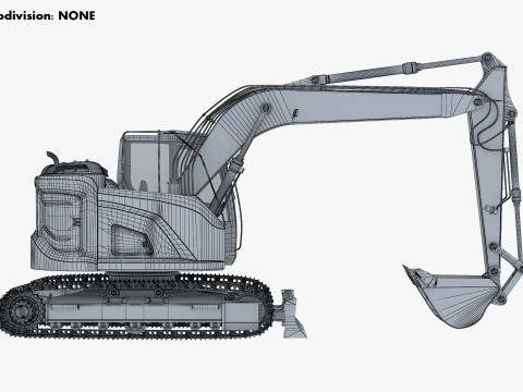 Kobelco SK140SRLC-7 Excavator 2020 M 1 Model 3D