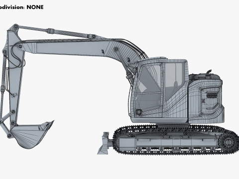Kobelco SK140SRLC-7 Excavator 2020 M 1 Model 3D