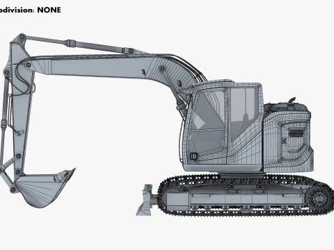 Escavadeira Kobelco SK140SRLC-7 2020 M 1 Modelo 3D