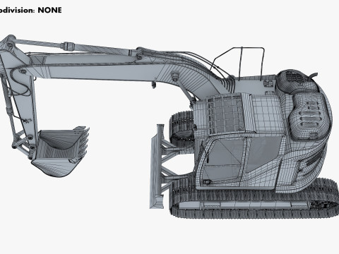 Kobelco SK140SRLC-7 Excavator 2020 M 1 Model 3D