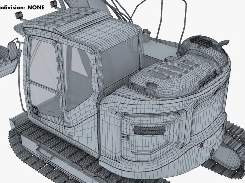 Escavadeira Kobelco SK140SRLC-7 2020 M 1 Modelo 3D