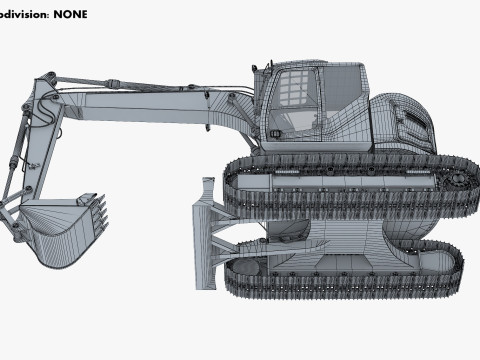 Kobelco SK140SRLC-7 Excavator 2020 M 1 Model 3D