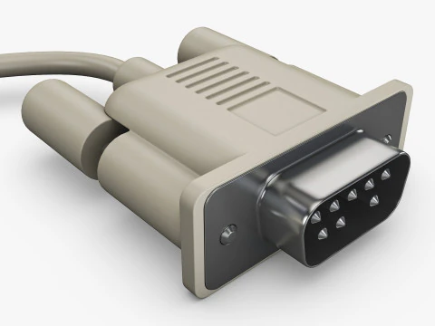 Apple リサ A9M0050 マウス ヴィンテージ 1983-1984 M 1 3Dモデル